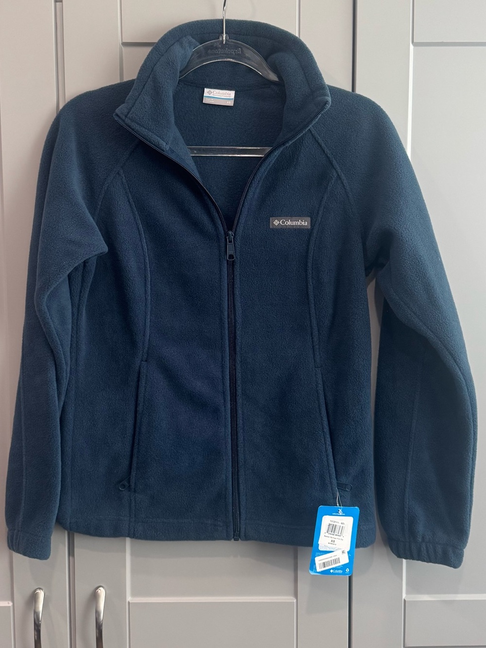 Columbia Navy Blue Full-Zip Women's Fleece Jacket